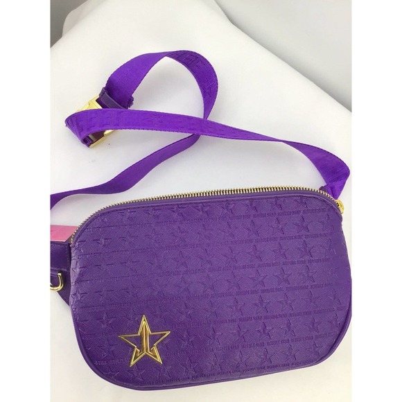 Jeffree Star PURPLE Crossbody or Belts Bag New size 10X7 - Picture 13 of 13